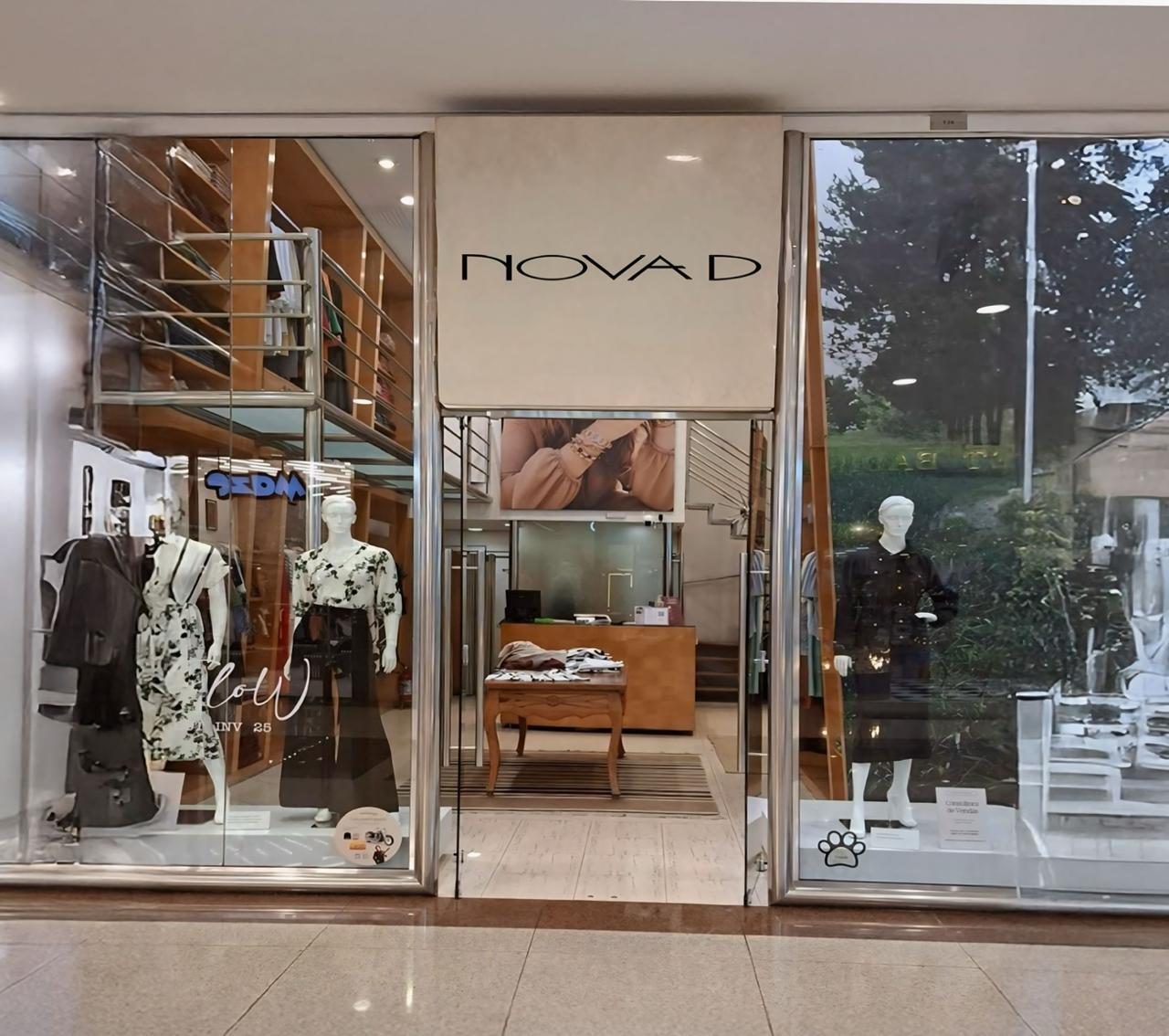 Fachada da loja Nova D Ribeirão Shopping